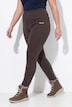 Leggings, voering van geweven bont, extra warm, hoge taille