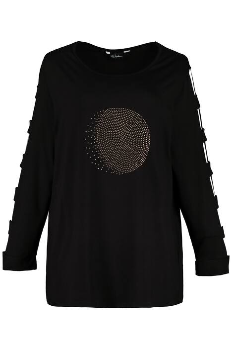 Tričko, Relax, lodičkový výstřih, dlouhé rukávy