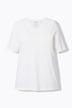T-Shirts, 2er-Pack, V-Ausschnitt, Halbarm, Biobaumwolle