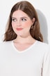 T-Shirts, 2er-Pack, V-Ausschnitt, Halbarm, Biobaumwolle