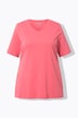 T-Shirts, 2er-Pack, V-Ausschnitt, Halbarm, Biobaumwolle