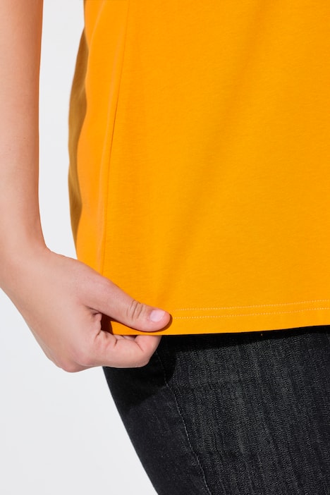 T-Shirts, 2er-Pack, V-Ausschnitt, Halbarm, Biobaumwolle