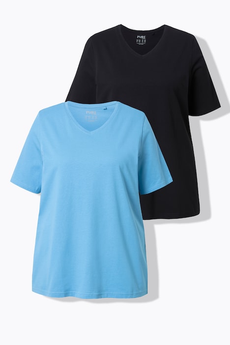 2 Pack of Eco Cotton Basic Tees