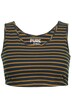 Bustier, proužky, široká ramínka, biobavlna