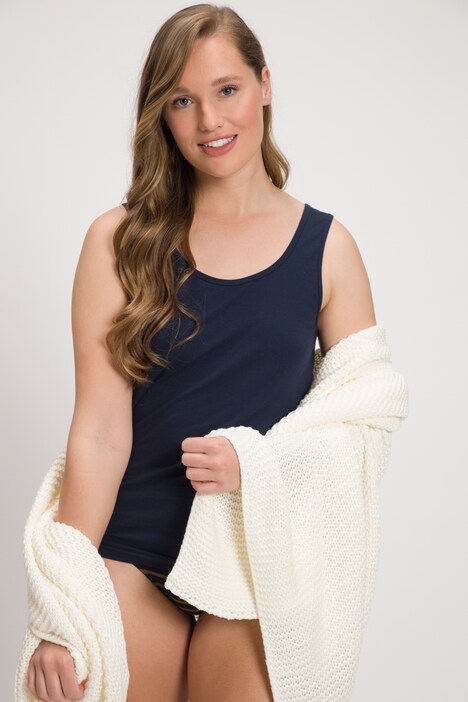 Linne, 2-pack, enfärgat/randigt, ekobomull