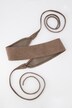 Soft Suede Look Tie Belt