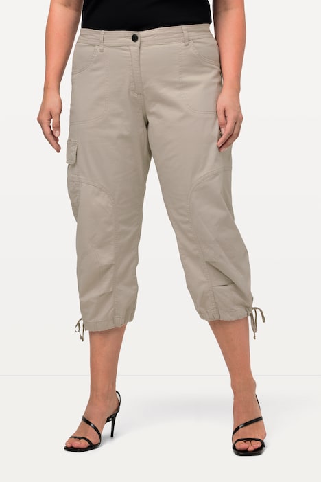 Calvin Klein Women's Plus Cargo Athletic Three-Quarter Fitness Pants