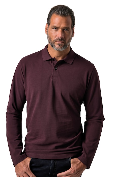 Polokošile, kolekce Basic, dlouhé rukávy, piké, do 8XL