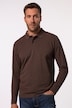 Polo JP 1880 en piqué, manches longues, collection Basic - jusqu'au 8 XL
