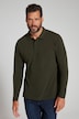 Polo JP 1880 en piqué, manches longues, collection Basic - jusqu'au 8 XL
