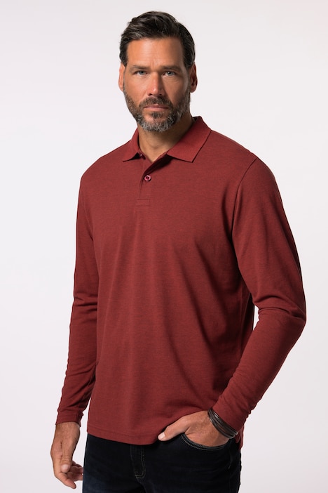 Long Sleeve Piqué Polo Shirt