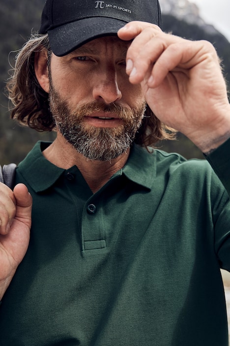 JP1880 Poloshirt, Basic, Langarm, Piqué, bis 8 XL