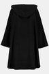poncho, wol, oversized, capuchon, lange mouwen