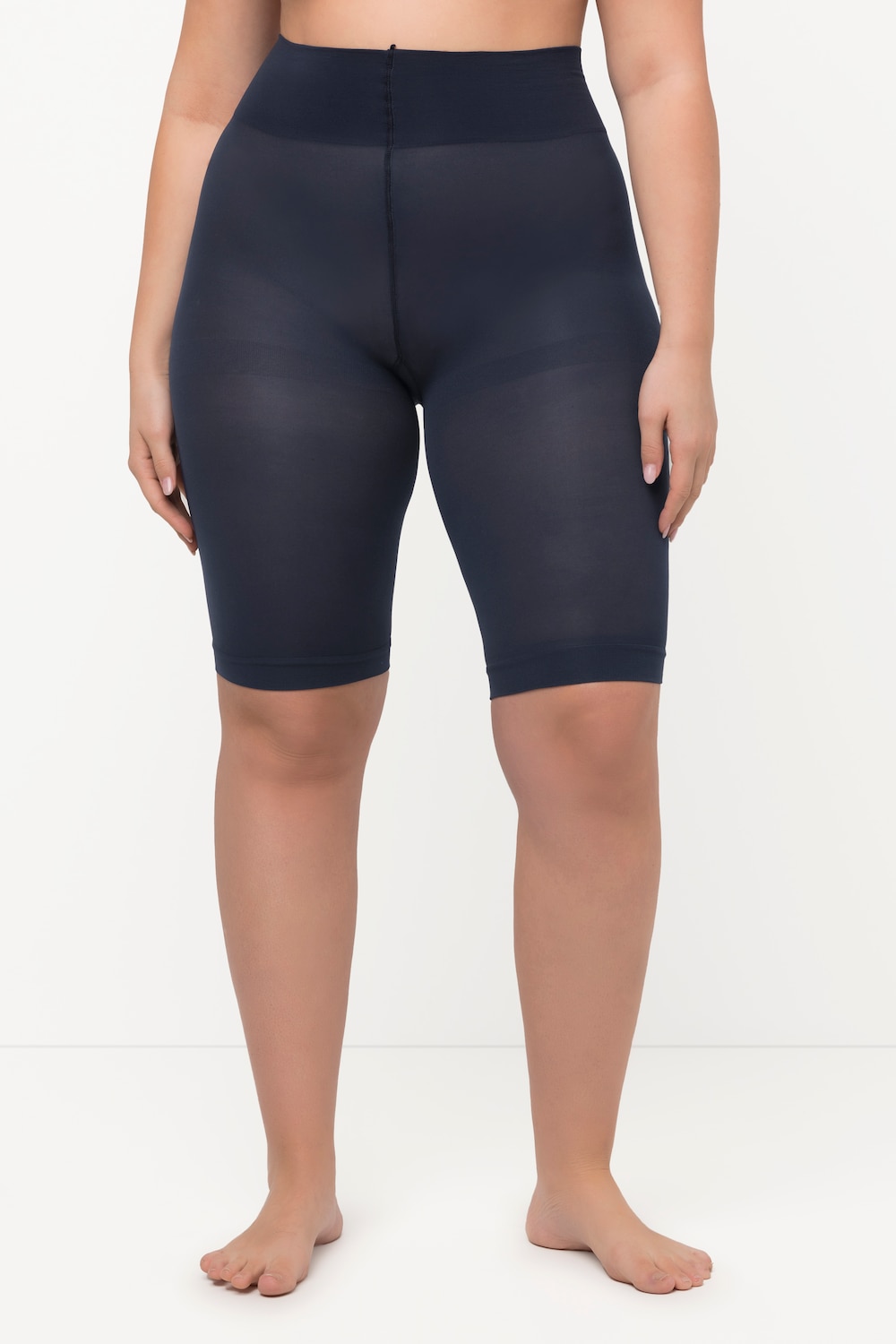 Große Größen Strumpf-Radler, Damen, blau, Größe: 42/44, Synthetische Fasern, Ulla Popken