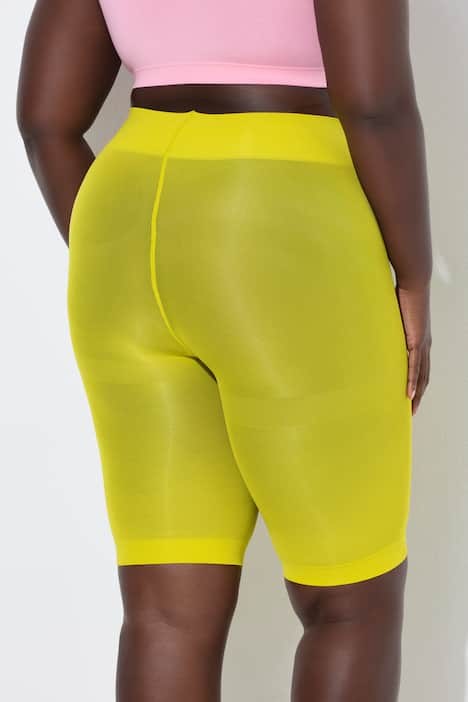 Strumpf-Radler, blickdicht, Oberschenkel-Schutz, knielang