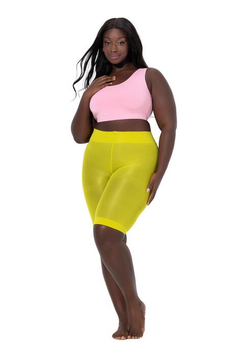 Krátké legíny, 80 den, ochrana stehen, délka ke kolenům