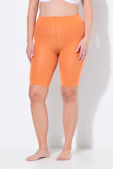 Panty-fietsbroek, 80 den, dijbeenbescherming, knielang