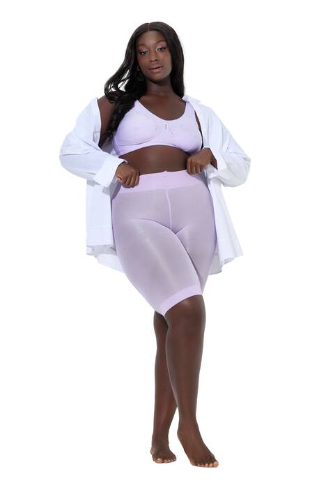 Krátké legíny, 80 den, ochrana stehen, délka ke kolenům