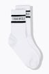 Statement Socken, gerippt, Logo