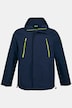 Giacca funzionale per l'outdoor in tessuto ripstop con dettagli a contrasto, disponibile fino alla tg. 8XL