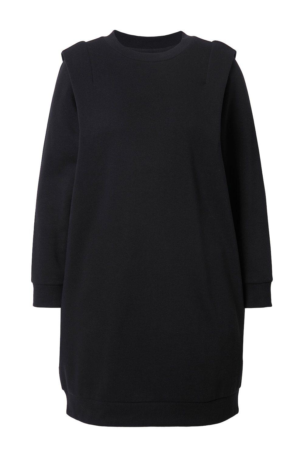 Stora storlekar Mjukisklänning, Dam, svart, storlek: 46/48, Polyester/Bomull, Studio Untold