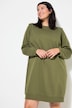 Sweatkleid, oversized, betonte Schultern