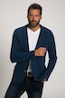 Veston en jersey flammé, fermeture 2 boutons et col à revers
