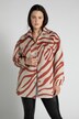 skjortjacka, oversized, lång ärm, zebratryck