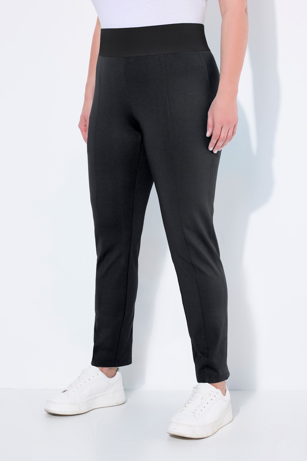 Große Größen Hose Sienna, Damen, schwarz, Größe: 52, Viskose/Polyester, Ulla Popken