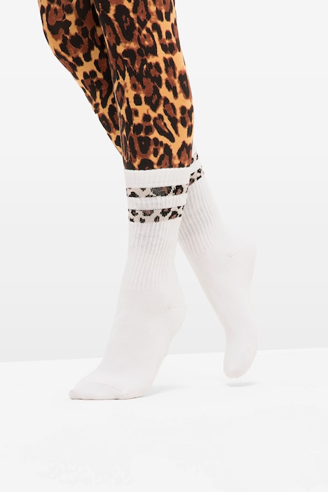 met tijd Pathologisch muis of rat statement sokken, geribd, luipaard set van 2 | Sokken | Kousen