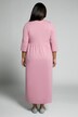 Maxikleid, Keyhole-Ausschnitt, Prinzessnaht, 3/4-Arm