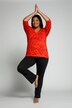 Pantalon de yoga, ceinture large à rabattre