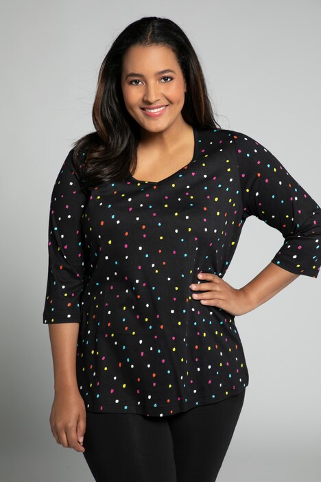 Pick A Print Cotton V-Neck Tee