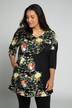 Koszulka z kwiecistym bokiem