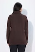 Rollkragenpullover, breite Rippbündchen, Langarm