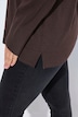 Rollkragenpullover, breite Rippbündchen, Langarm
