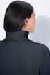 Rollkragenpullover, breite Rippbündchen, Langarm