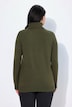 Rollkragenpullover, breite Rippbündchen, Langarm