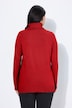 Rollkragenpullover, breite Rippbündchen, Langarm