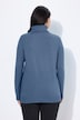 Rollkragenpullover, breite Rippbündchen, Langarm