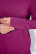 Rollkragenpullover, breite Rippbündchen, Langarm
