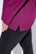 Rollkragenpullover, breite Rippbündchen, Langarm