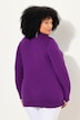 Rollkragenpullover, breite Rippbündchen, Langarm