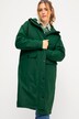 Gabardina, ajuste recto, impermeable, capucha, forro Teddy