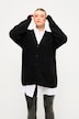 Strickjacke, lang, oversized, V-Ausschnitt, Langarm, Premium
