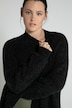 Strickjacke, lang, oversized, V-Ausschnitt, Langarm, Premium