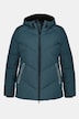 Reflective Trim Quilted Water Repellent Fully Lined Jacket
