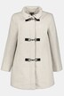 Toggle Closures Faux Curly Wool Fully Lined Coat
