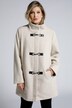 Toggle Closures Faux Curly Wool Fully Lined Coat