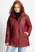 HYPRAR Regenjacke, wasserdicht, Schwarzfutter, Kapuze